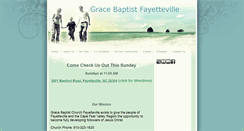 Desktop Screenshot of gracebaptistfayetteville.org